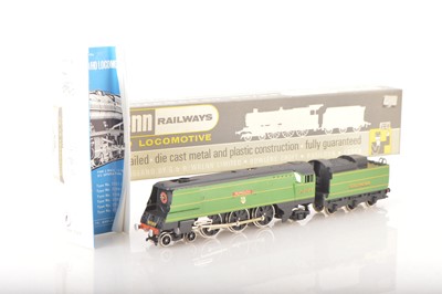 Lot 314 - Wrenn 00 Gauge boxed W2286 SR green unrebuilt West Country Class 21C103 'Plymouth' Locomotive and Tender