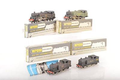 Lot 317 - Wrenn 00 Gauge boxed 0-6-2T and 2-6-4T Tank Engines (4)