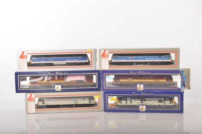 Lot 328 - Lima 00 Gauge boxed EWS Railfreight and Network SouthEast Class 47 and 60 Diesels Locomotives (6)