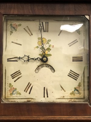 Lot 102 - A 19th century and later longcase clock