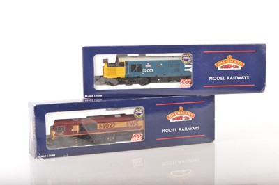 Lot 341 - Bachmann 00 Gauge boxed Class 37 and 66 (with sound) Diesel Locomotives (2)