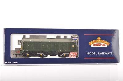 Lot 342 - Bachmann 00 Gauge boxed 32-040DS BR green Class 20 Diesel Locomotive with sound