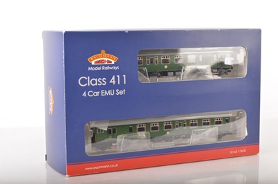 Lot 389 - Bachmann 00 Gauge boxed 31-426 BR SR green Class 411 4-CEP EMU 7126 Electric Multiple Unit