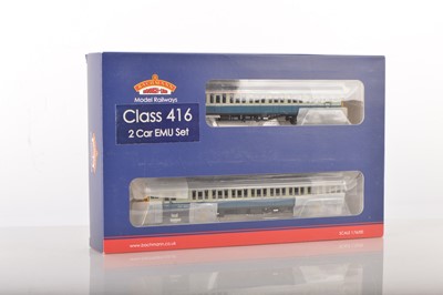 Lot 393 - Bachmann 00 Gauge boxed 31-377  BR grey and blue Class 416 2-EPB EMU 6328  Electric Multiple Unit