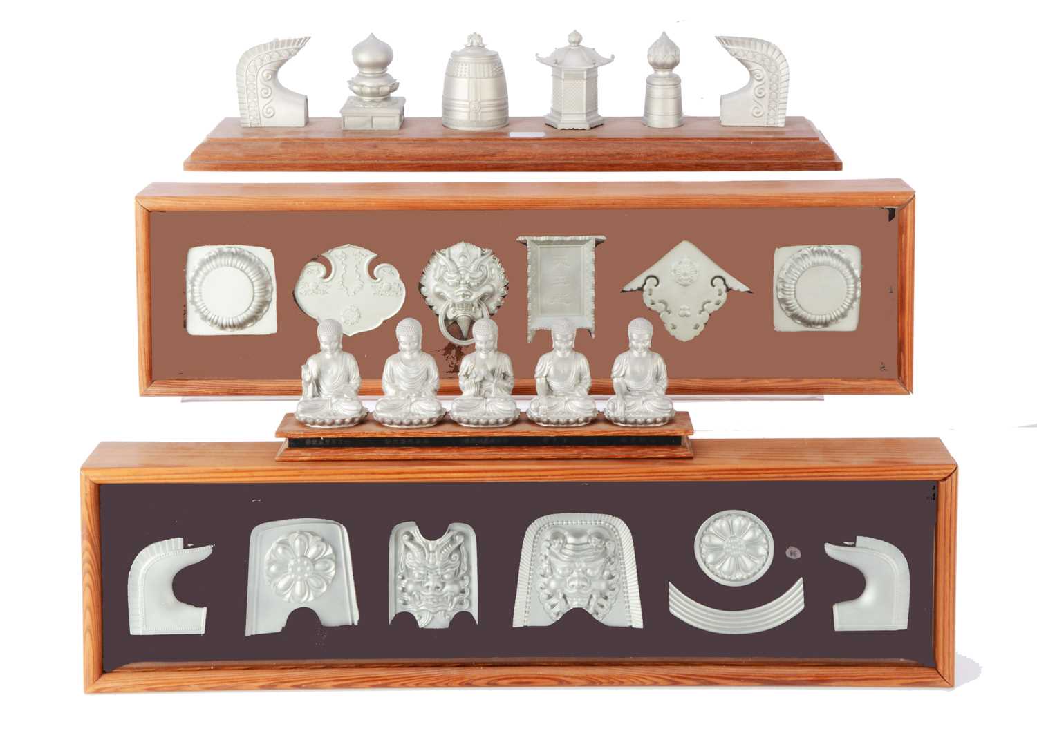 Lot 207 - 1997/98 Hong Kong Handover Cast Pewter Commemorative Architectural Displays Some Limited Edition