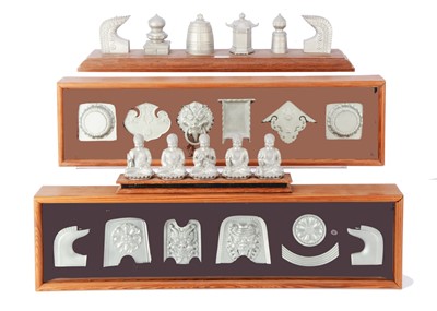 Lot 207 - 1997/98 Hong Kong Handover Cast Pewter Commemorative Architectural Displays Some Limited Edition