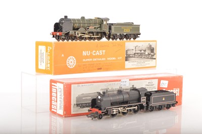 Lot 434 - Nu-Cast Kitbuilt 00 Gauge Southern Railway olive green N15X Class 4-6-0 2333 'Remembrance' and Wills BR black N Class 31414 (2)