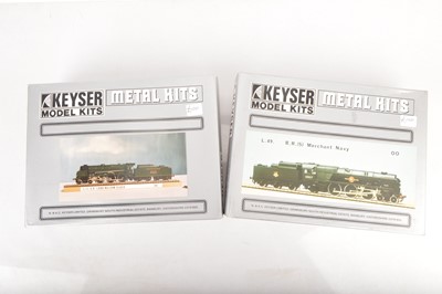 Lot 438 - Keyser K's unmade 00 Gauge L49 Merchant Navy Class and L50 Lord Nelson Class Kits (2)