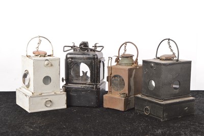 Lot 516 - Railway Inner lanterns (4)