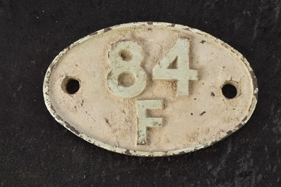 Lot 523 - Stourbridge Junction Shed Plate