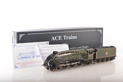 Lot 540 - A boxed ACE Trains 0 Gauge electric BR class A4 Pacific Locomotive 'Mallard' and Tender