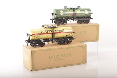 Lot 545 - Darstaed 0 Gauge modern issue pair of bogie Tankers (2)