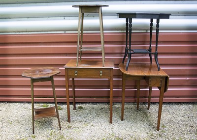 Lot 394 - Edwardian Occasional Tables (5)