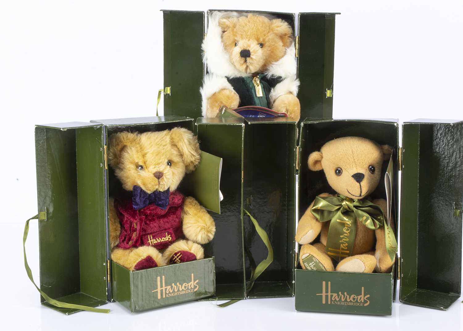 Lot 16 - Three Merrythought for Harrods limited edition Teddy Bears
