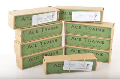 Lot 600 - Ace 0 Gauge modern issue group of AC/C3 LMS coach kits (9)