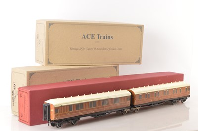 Lot 608 - Ace 0 Gauge modern issue C/6 LNER sleeper coaches (3)