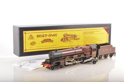 Lot 615 - Corgi Bassett Lowke 0 Gauge modern issue Limited edition BL99006 4-6-2 Loco & Tender LMS Princess Royal class 'Princess Elizabeth'