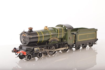 Lot 646 - Hornby 0 Gauge No.2C Special Loco & Tender GWR green renamed 'County of Somerset'