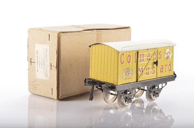 Lot 680 - Hornby 0 Gauge 'COLEMAN'S' Mustard Private owner van