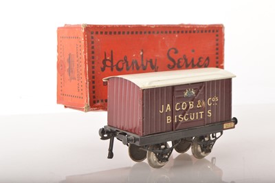 Lot 682 - Hornby 0 Gauge 'Jacob's' Biscuits Private owner van