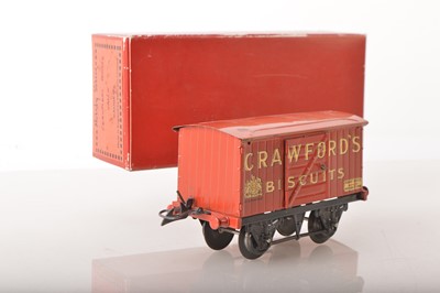 Lot 683 - Hornby 0 Gauge 'Crawford' Biscuits Private owner van