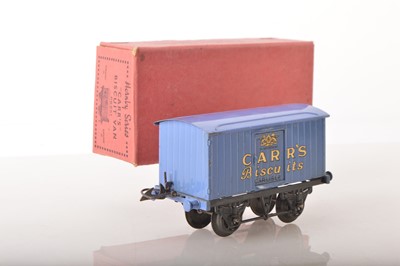 Lot 685 - Hornby 0 Gauge 'Carr's' Biscuits Private owner van