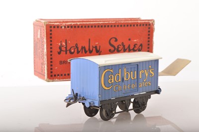 Lot 687 - Hornby 0 Gauge 'Cadburys' Chocolates Private owner van