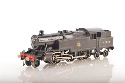 Lot 719 - An original Bassett-Lowke 0 Gauge electric BR Stanier 2-6-4 Tank Locomotive