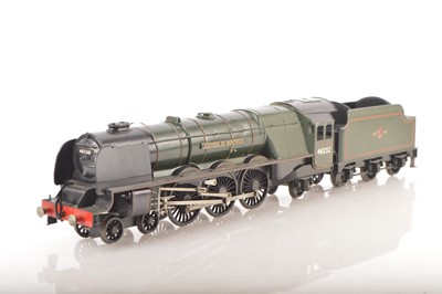 Lot 722 - A modified Bassett-Lowke 0 Gauge electric (now 2-rail) 'Duchess of Montrose' Locomotive and Tender