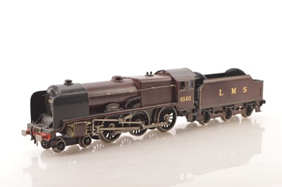 Lot 729 - A Bassett-Lowke 0 Gauge electric LMS 'Royal Scot' class 4-6-0 Locomotive and Tender