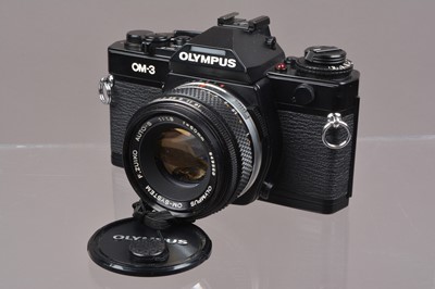 Lot 8 - An Olympus OM-3 SLR Camera