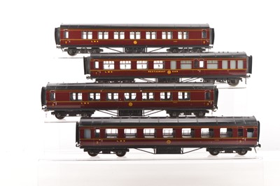 Lot 733 - Four 0 Gauge Exley LMS Main Line Coaches (4)