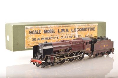 Lot 736 - Bassett Lowke 0 Gauge 4-6-0 Loco & Tender LMS maroon Royal Scot class 'Royal Scot'