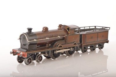 Lot 738 - Bassett Lowke/Bing  0 Gauge 4-4-0 Loco & Tender MR Brown Ex 'George V'