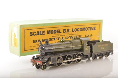 Lot 743 - Bassett Lowke 0 Gauge 2-6-0 Loco & Tender SR lined Green 'Mogul'