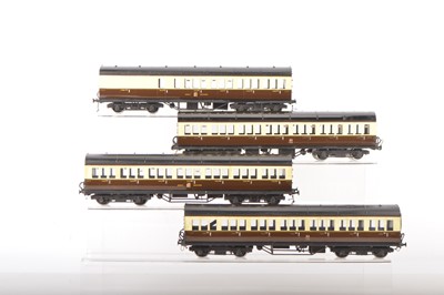 Lot 751 - Exley 0 Gauge K5 Group of GWR Suburban Passenger coaches (4)