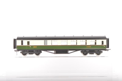 Lot 757 - Exley 0 Gauge K6 LNER Cream & Green Tourist stock Brake end coach