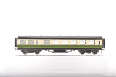 Lot 759 - Exley 0 Gauge K6 LNER Cream & Green Tourist stock Buffet car coach