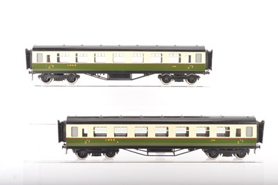 Lot 761 - Exley 0 Gauge K6 Later Moddex LNER Cream & Green Tourist stock coach