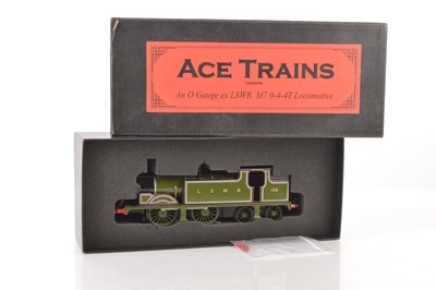 Lot 781 - Ace 0 Gauge Modern issue E/24 0-4-4 Tank Loco LSWR lined Green class M7