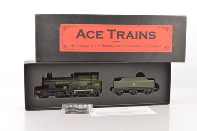 Lot 783 - Ace 0 Gauge Modern issue E/16 4-4-0 Loco & Tender GWR unlined green Bulldog class 'Falmouth'