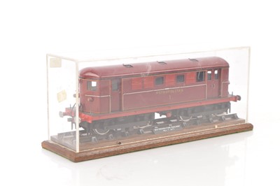 Lot 795 - Scratch built 0 Gauge Finescale model of a Bo-Bo Metropolitan maroon lined Locomotive