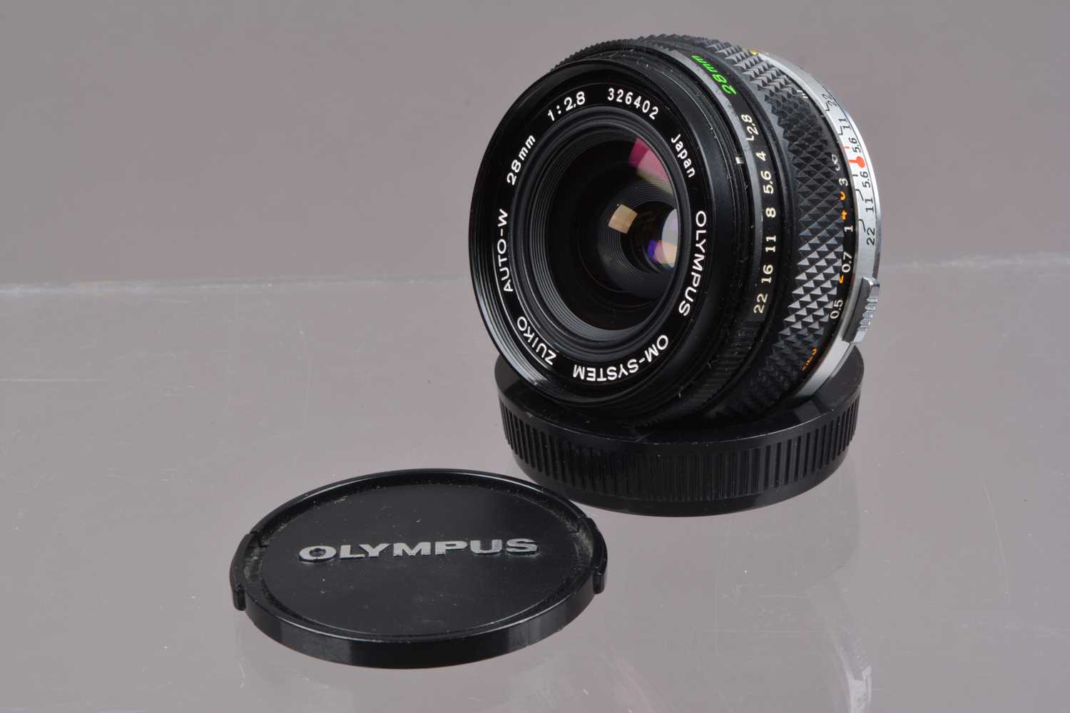 Lot 15 - An Olympus Zuiko 28mm f/2.8 OM Lens