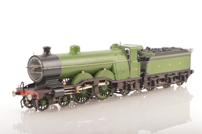 Lot 811 - Kitbuilt Finescale 0 Gauge 4-4-2 Loco & Tender Lined green class C1 GNR Atlantic