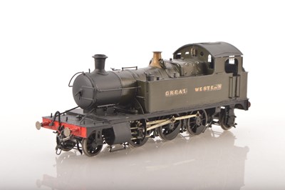 Lot 813 - Kitbuilt Finescale 0 Gauge 2-6-2 Tank Loco GWR green small Prairie