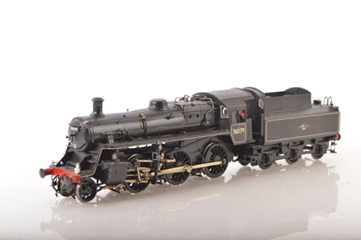 Lot 830 - Kitbuilt Finescale 0 Gauge 2-6-0Loco & Tender BR lined black class 4MT