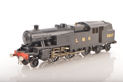 Lot 832 - A kit-built Finescale 0 Gauge 2-rail electric LMS Stanier 2-6-4 Tank Locomotive