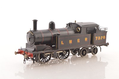 Lot 835 - A kit-built Finescale 0 Gauge 2-rail electric LNER 0-4-4 Tank Locomotive