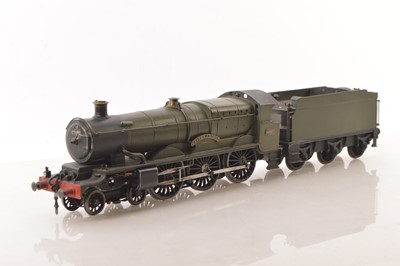 Lot 837 - A kit-built Semi-Finescale 0 Gauge 2-rail electric GWR 'Star' class 4-6-0 Locomotive and Tender