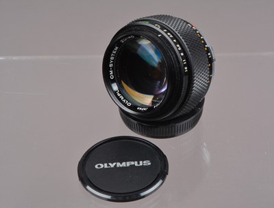 Lot 20 - An Olympus Zuiko 50mm f/1.2 OM Lens